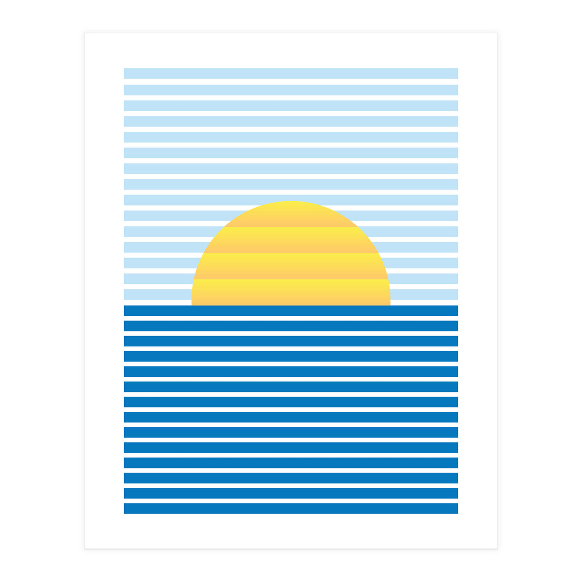 Minimalist landscape I (Print Only)