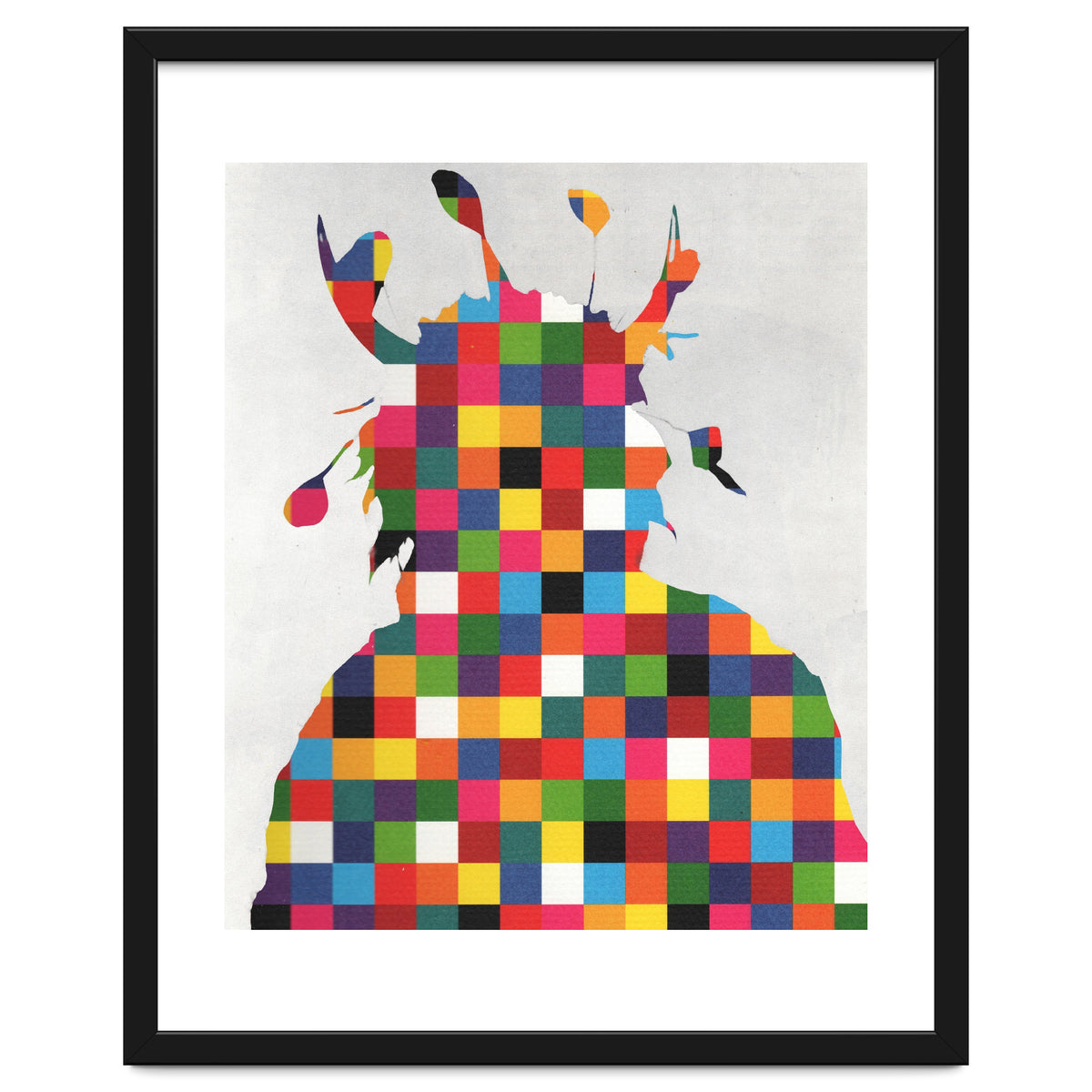 Indian Portrait Disaster · Kicking Bear Colorful Square