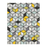 Colorful Concrete Cubes - Yellow, Blue, Grey (Print Only) thumbnail