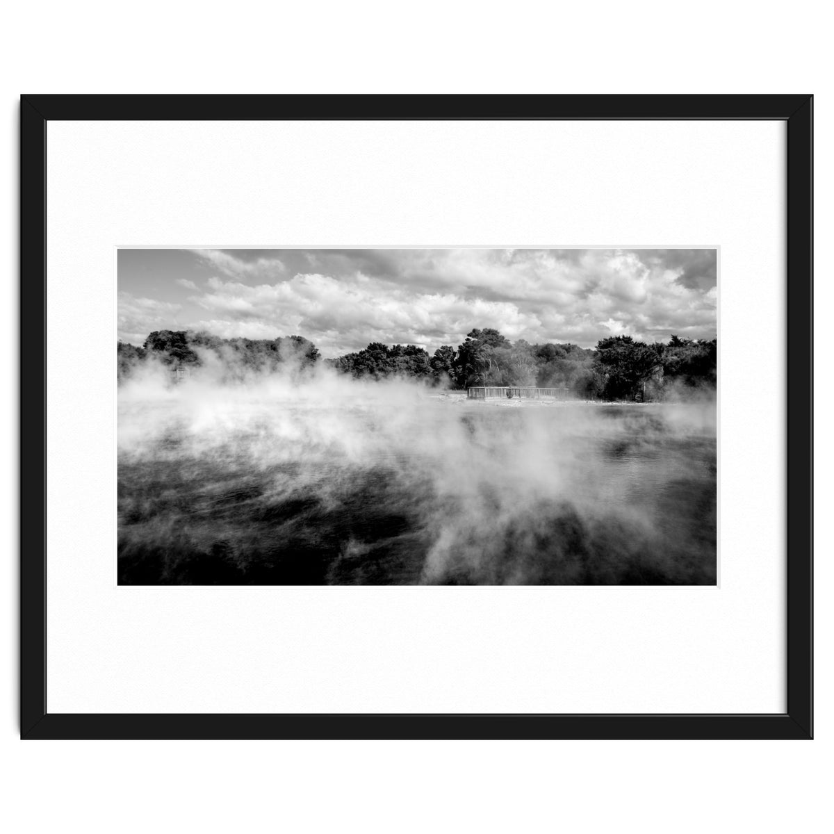 Vapors in Rotorua, New Zealand Art Print