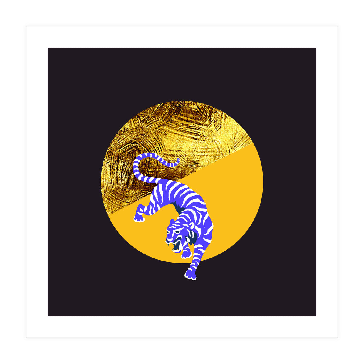 blue tiger (Print Only)