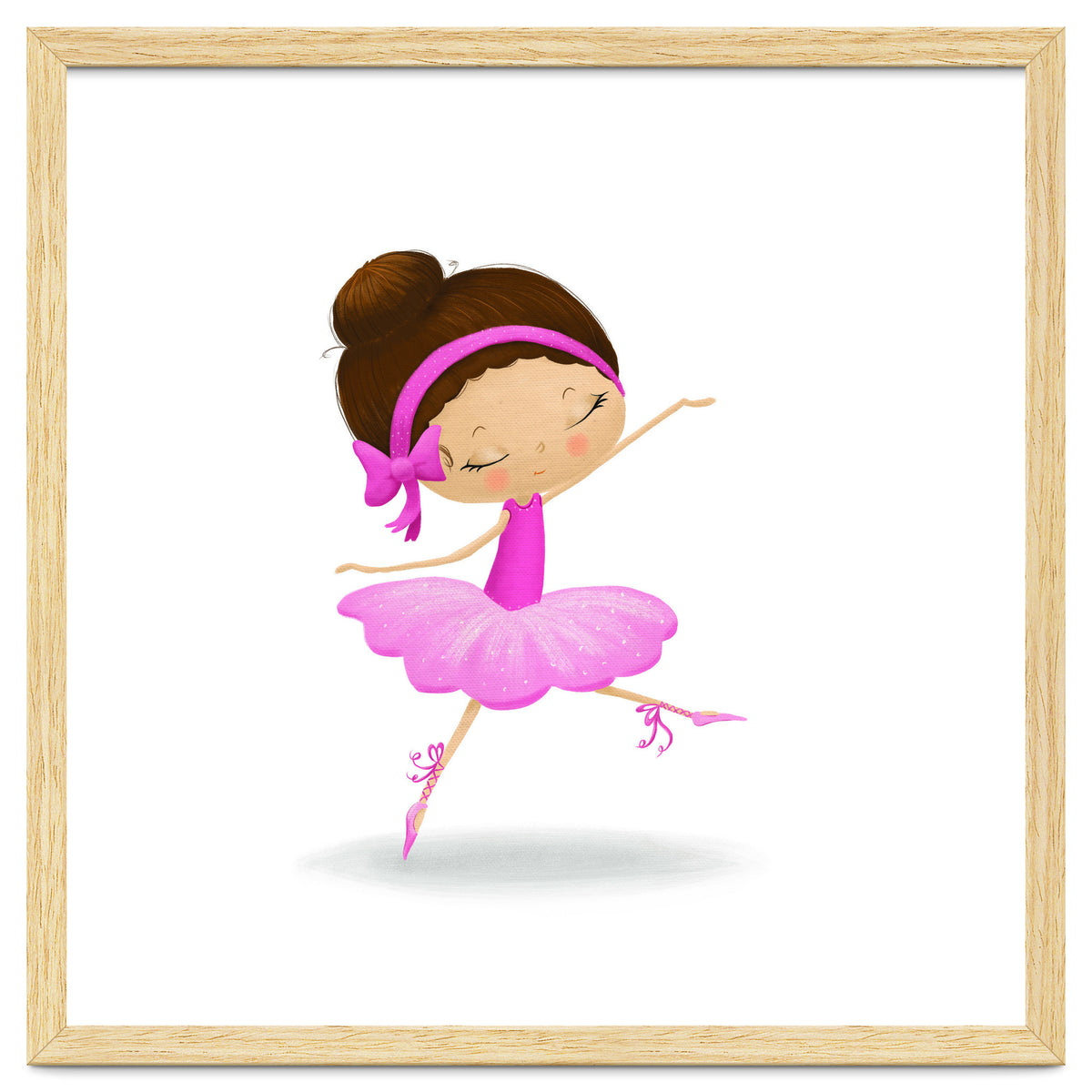 Adorable Ballerina Nursery Print
