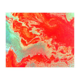 Sea Green And Coral (Print Only) thumbnail