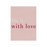 Do It With Love, Pink (Print Only) thumbnail