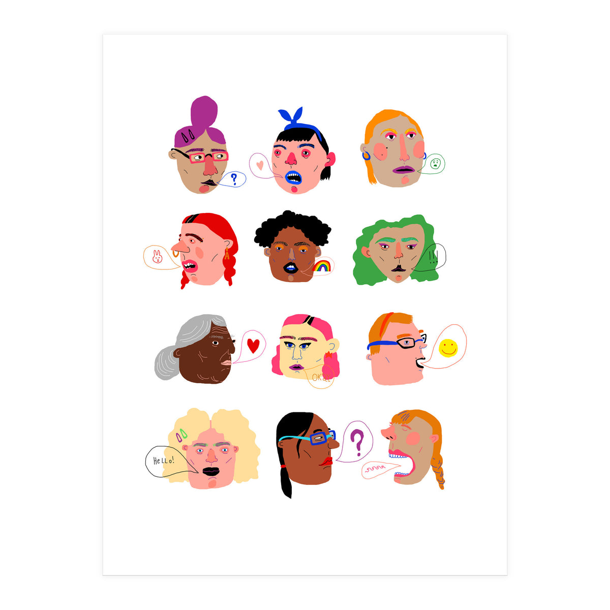 Girls Talk (Print Only)