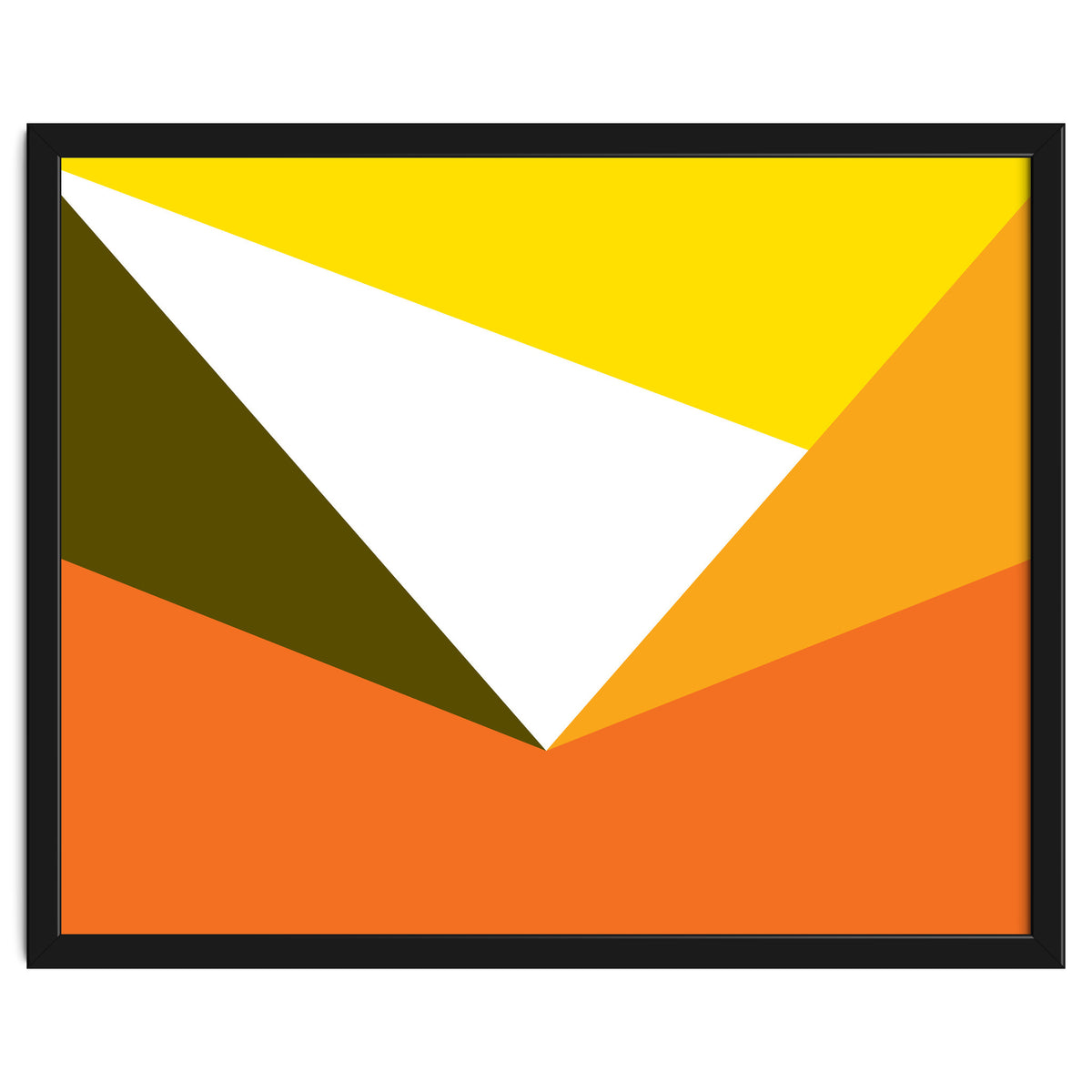 Geometric Shapes No. 58 - yellow & orange