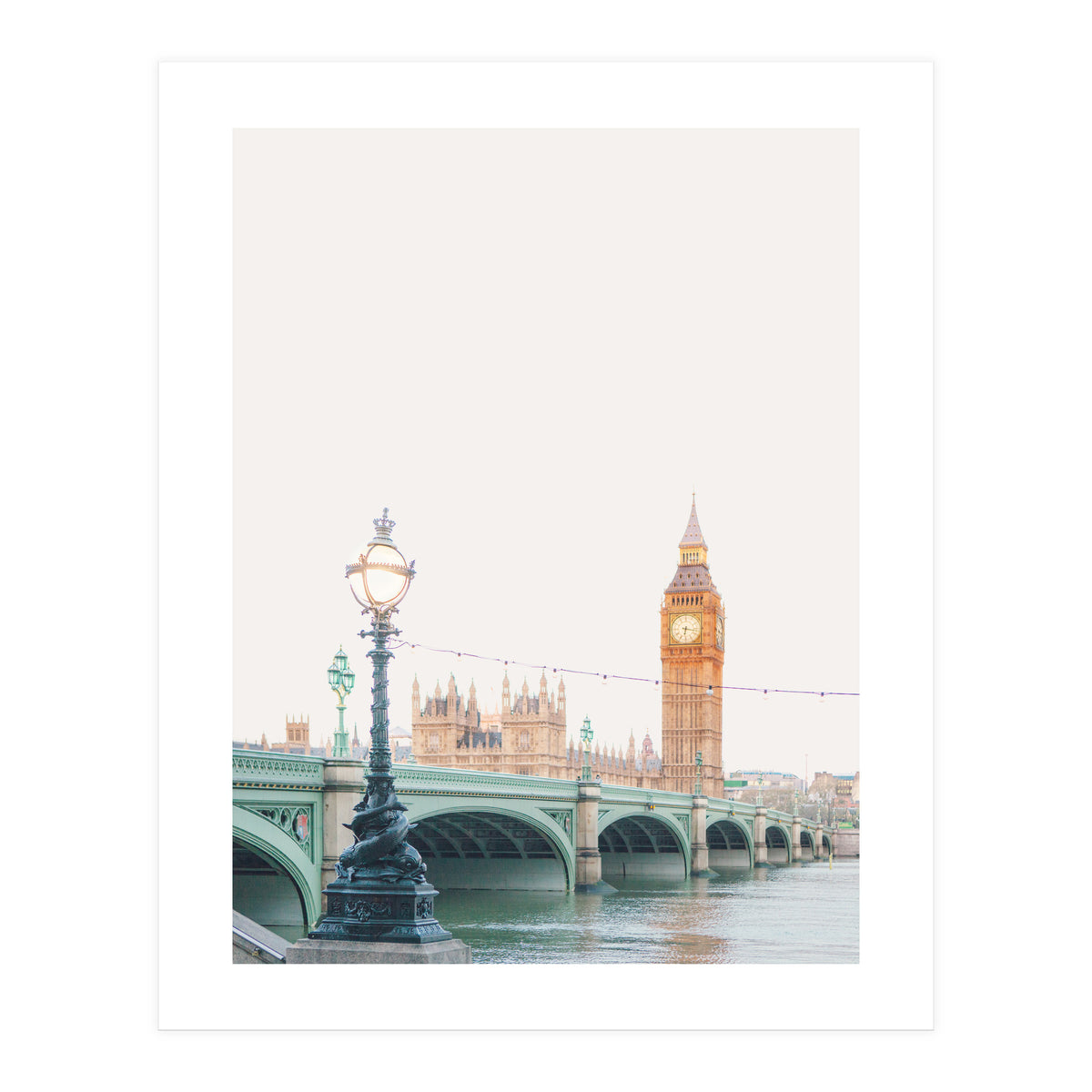 London Big Ben at Sunrise (Print Only)