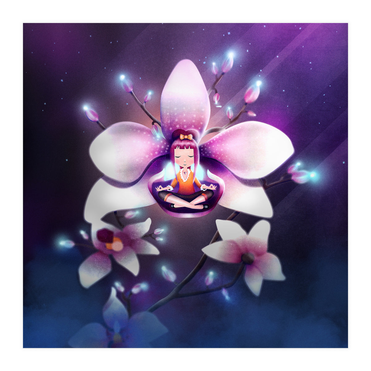Orchid Meditation (Print Only)