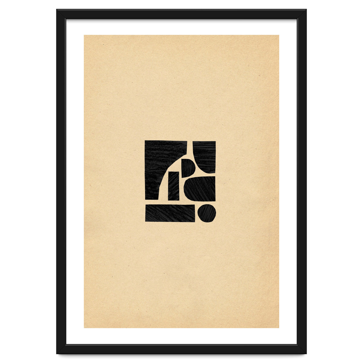 Minimalist black shapes