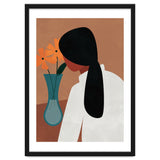 Modern Boho Woman with Flowers thumbnail
