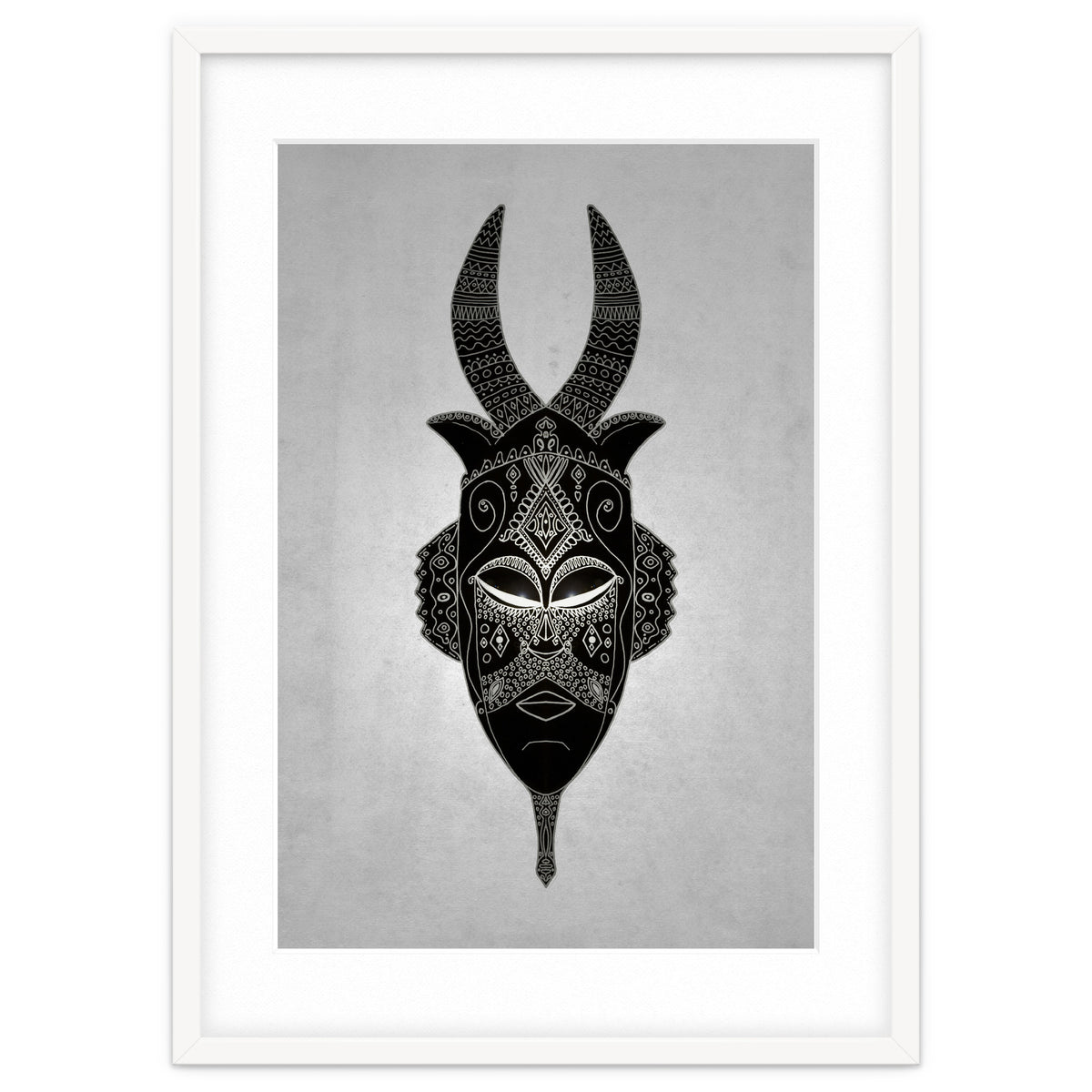 Horned Tribal Mask