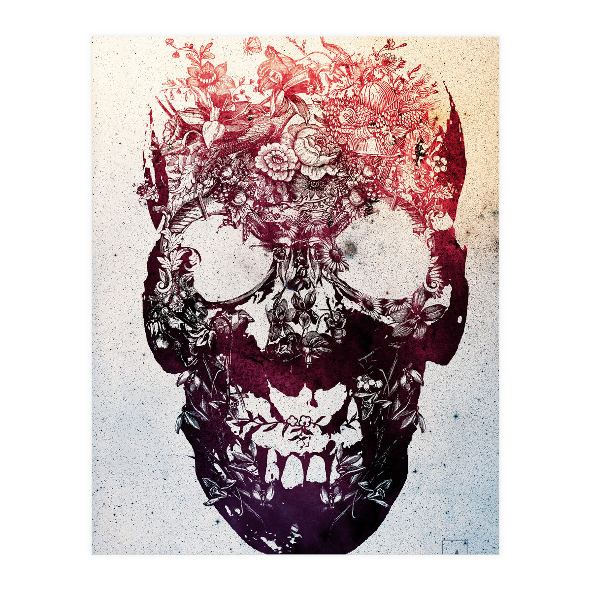 Floral Skull (Print Only)