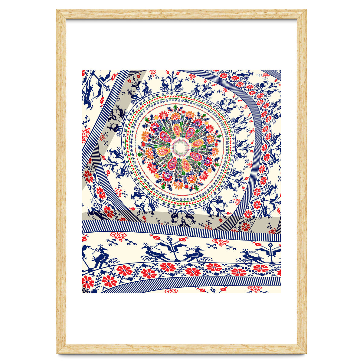 Romanian embroidery background 4