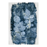 Indigo Blue Botanical Leaves No. 3 (Print Only) thumbnail