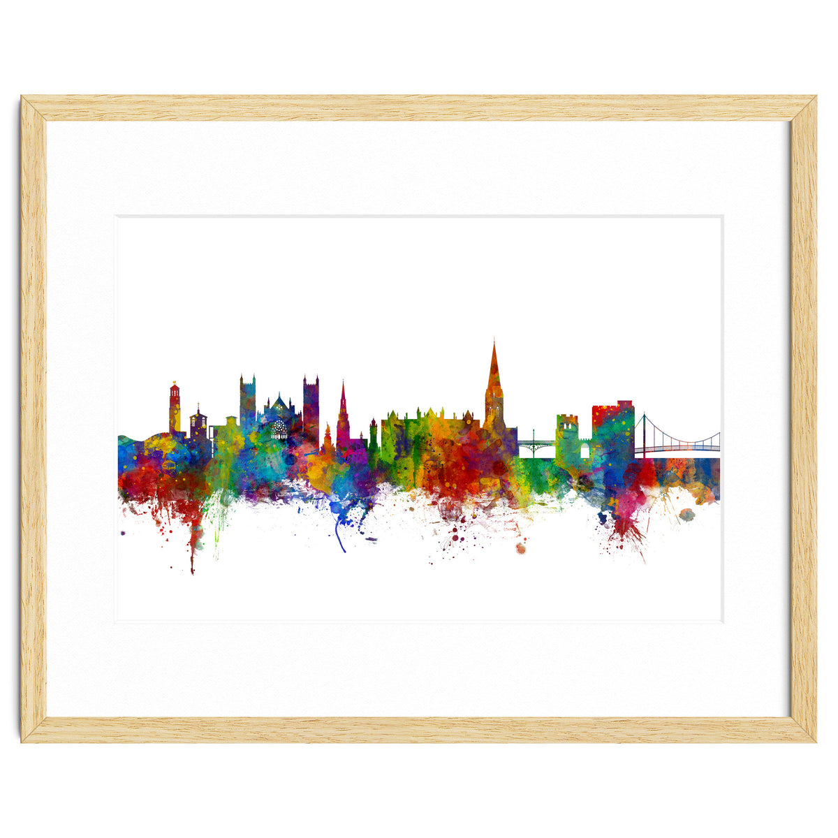 Exeter England Skyline