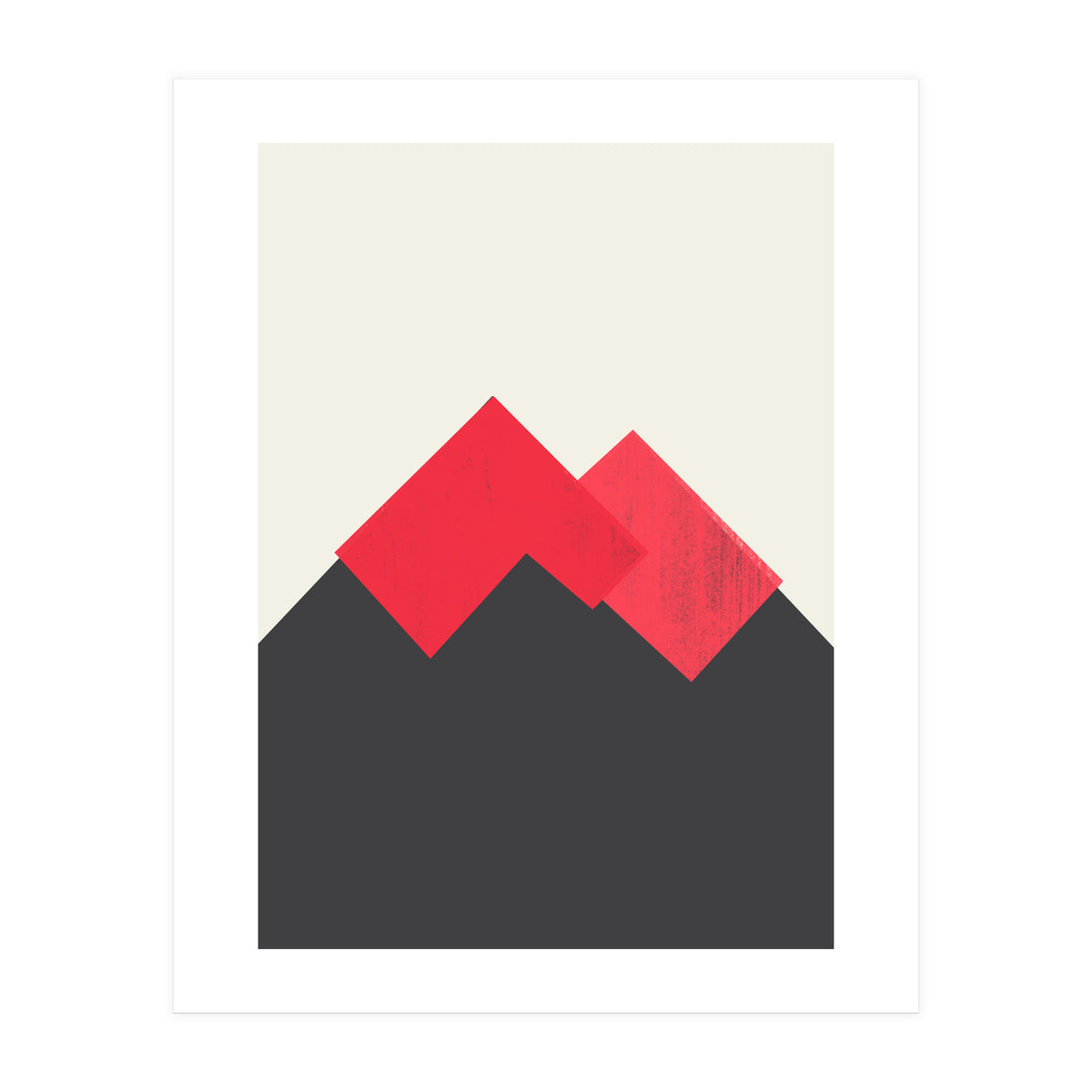 Pastel Mountains II Volcano (Print Only)