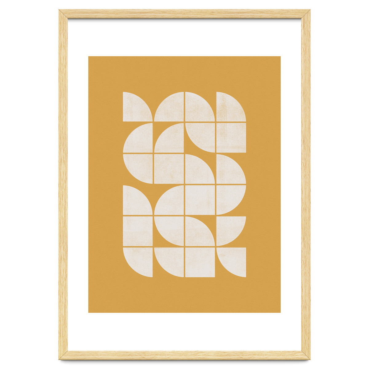 Mid-Century Modern No.26 - Woodblock Print