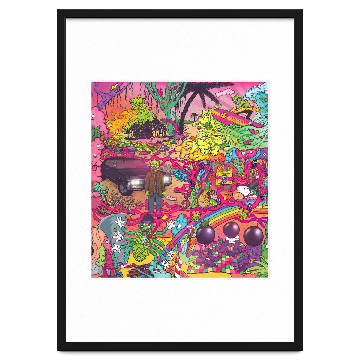 ABBEYDALE BREWERY COLLAB SERIES #2 FULL ILLUSTRATION - THORNBRIDGE, WILDE CHILD, RIDGESIDE, TORRSIDE, BOX SOCIAL, ORA BREWING