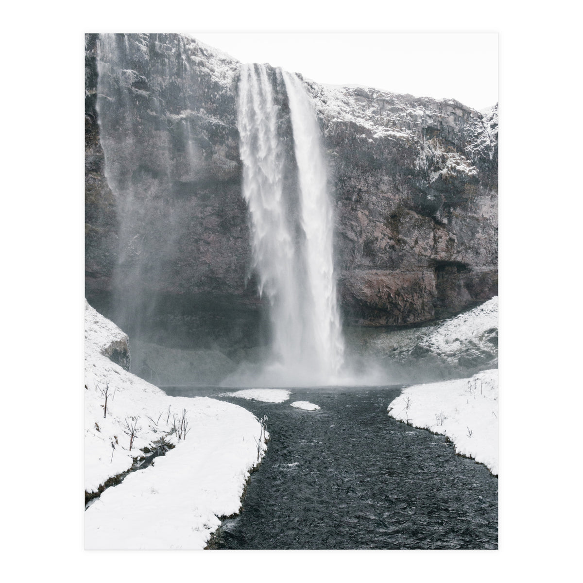 Seljalandsfoss Waterfall Iceland 3 (Print Only)