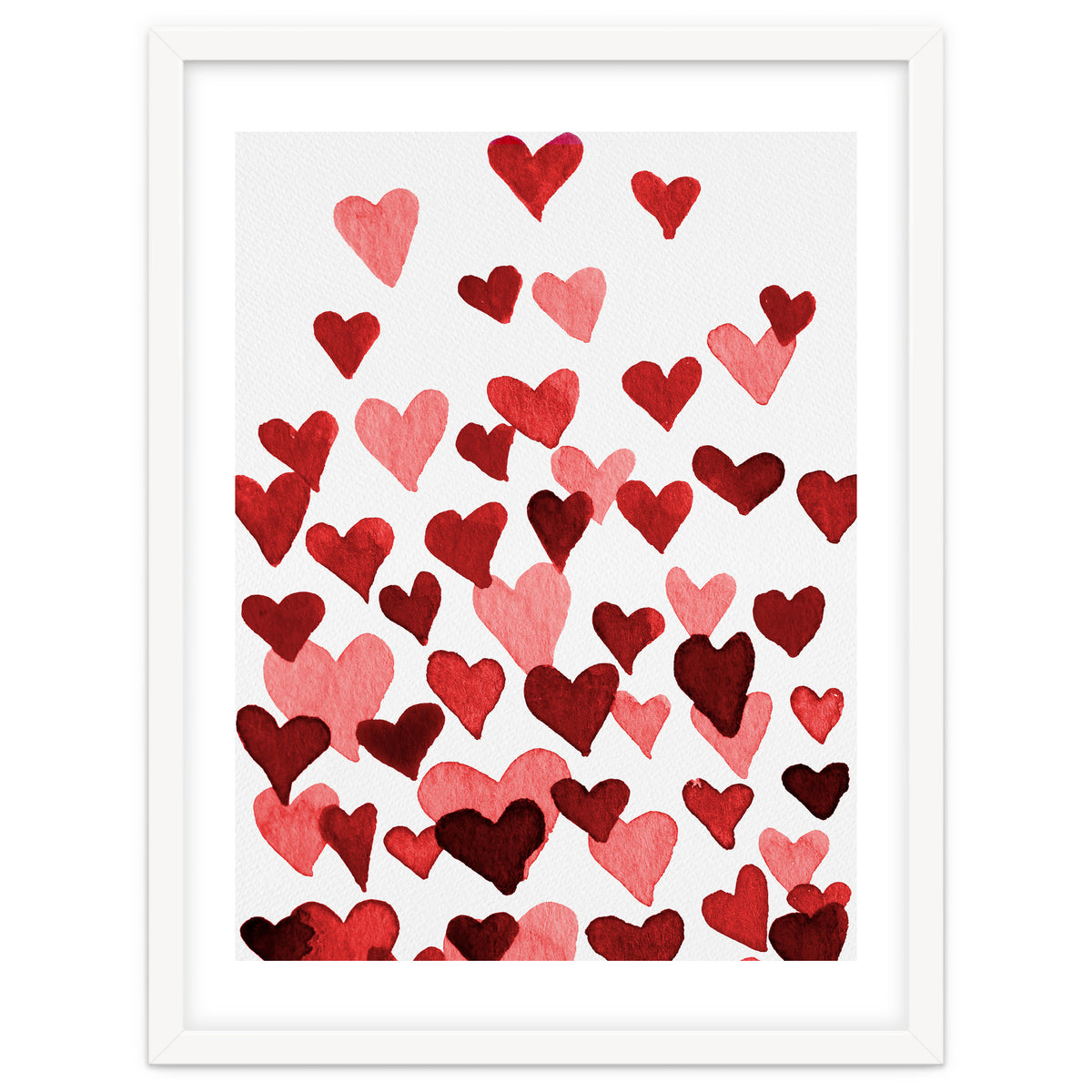 Watercolor Heart Burst