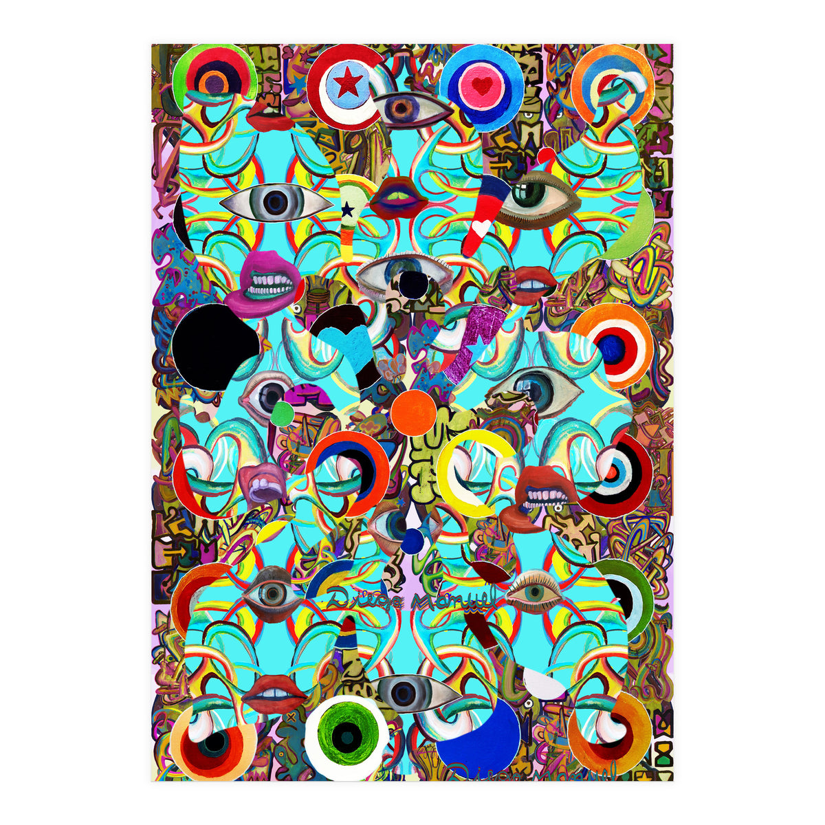 Fuego Y Graffiti 77 (Print Only)