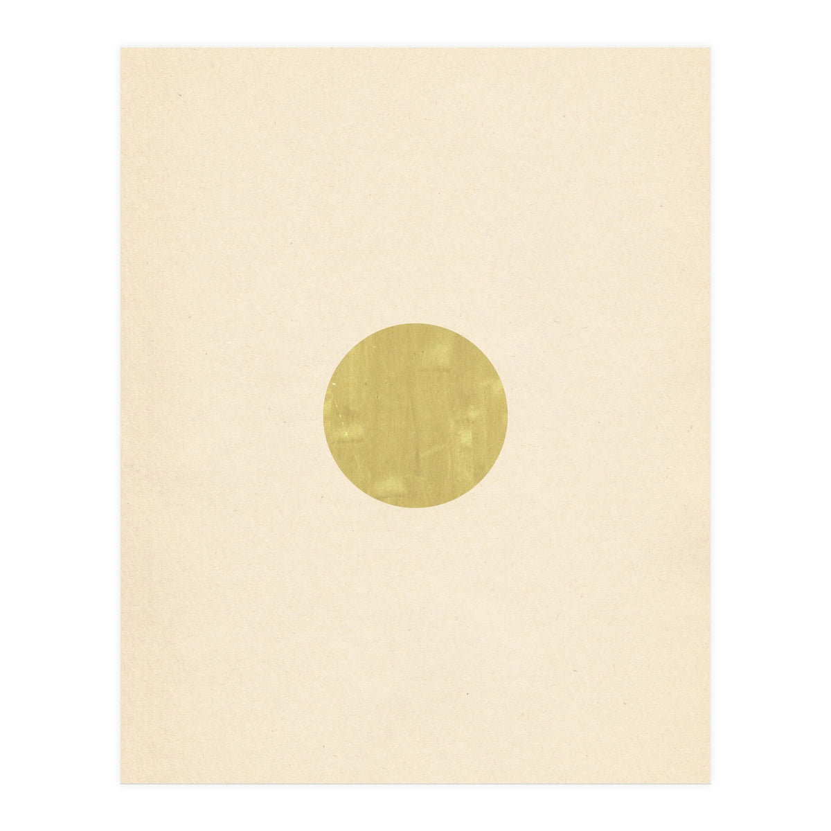 Olive green circle (Print Only)