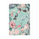 Pastel Hummingbirds (Print Only) thumbnail