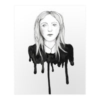 Blond dripping girl (Print Only)