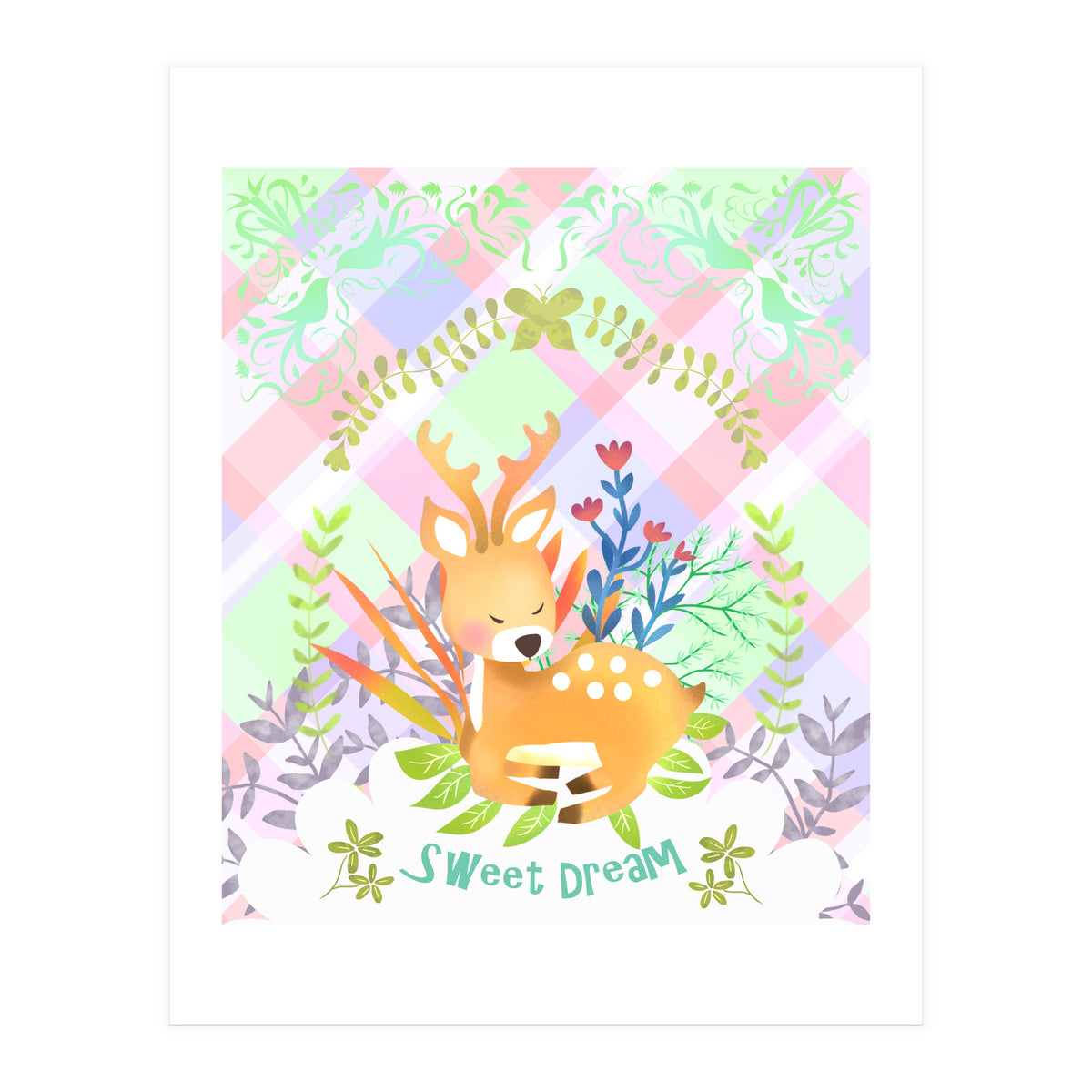 Sweet Dream Deer (Print Only)