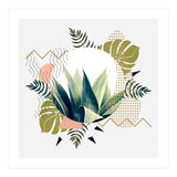 Abstract geometrical and botanical shapes (Print Only) thumbnail
