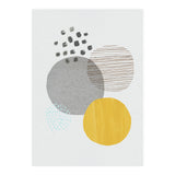 Abstract Mustard And Grey (Print Only) thumbnail