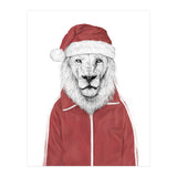 Santa Lion (Print Only) thumbnail