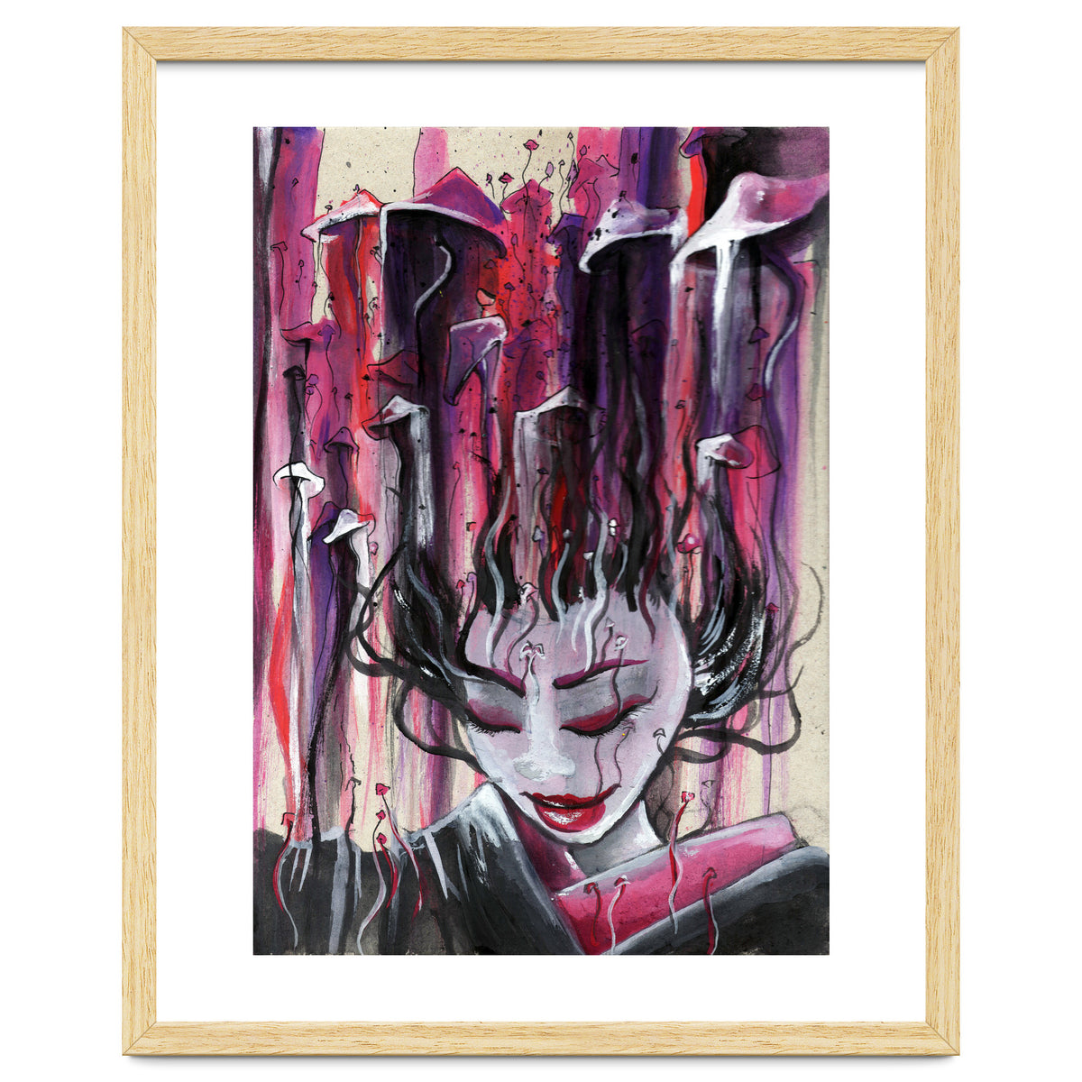 Geisha in Mushrooms: The Surrealistic Concubine