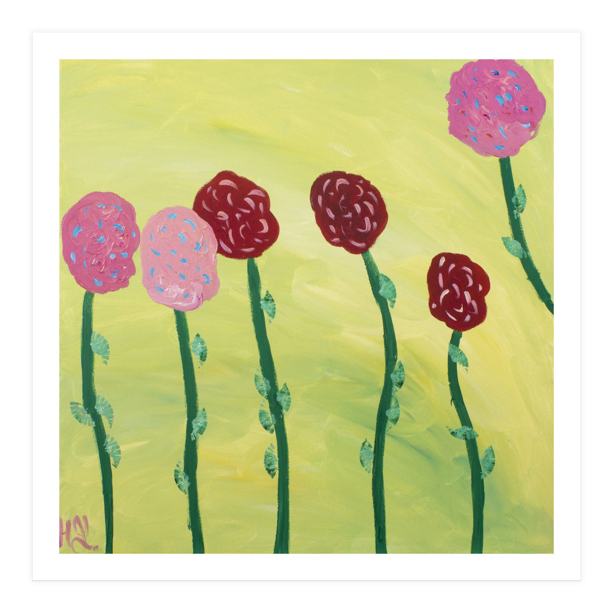 Blooms In The Wind (Print Only)