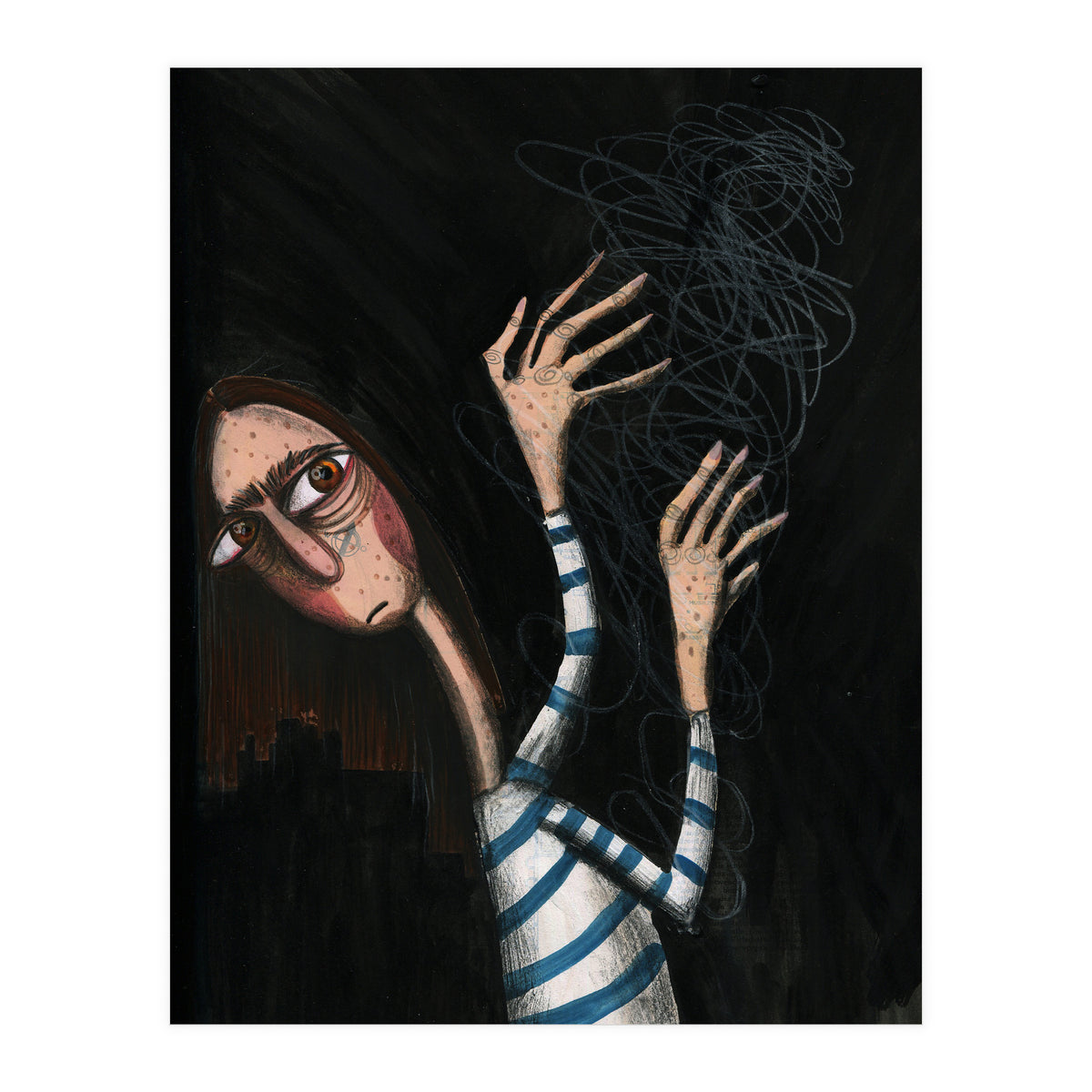 The Age Old Battle Wtih Self Doubt (Print Only)