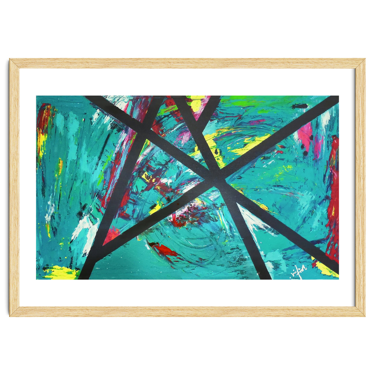 Struggle - Abstract On Canvas