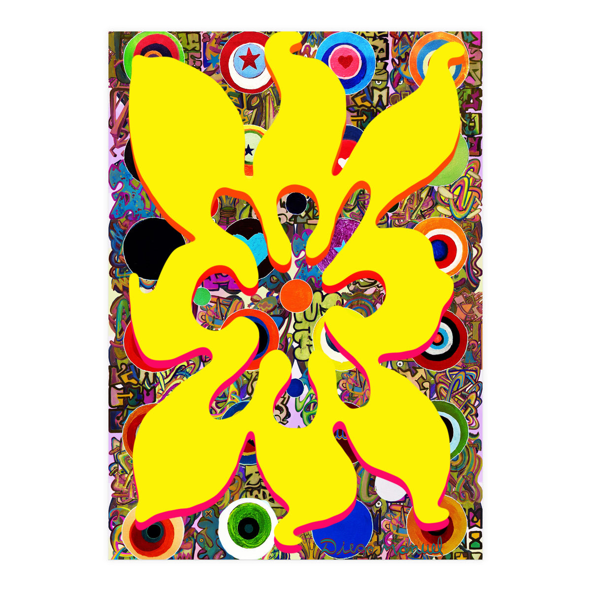 Fuego Y Graffiti 83 (Print Only)