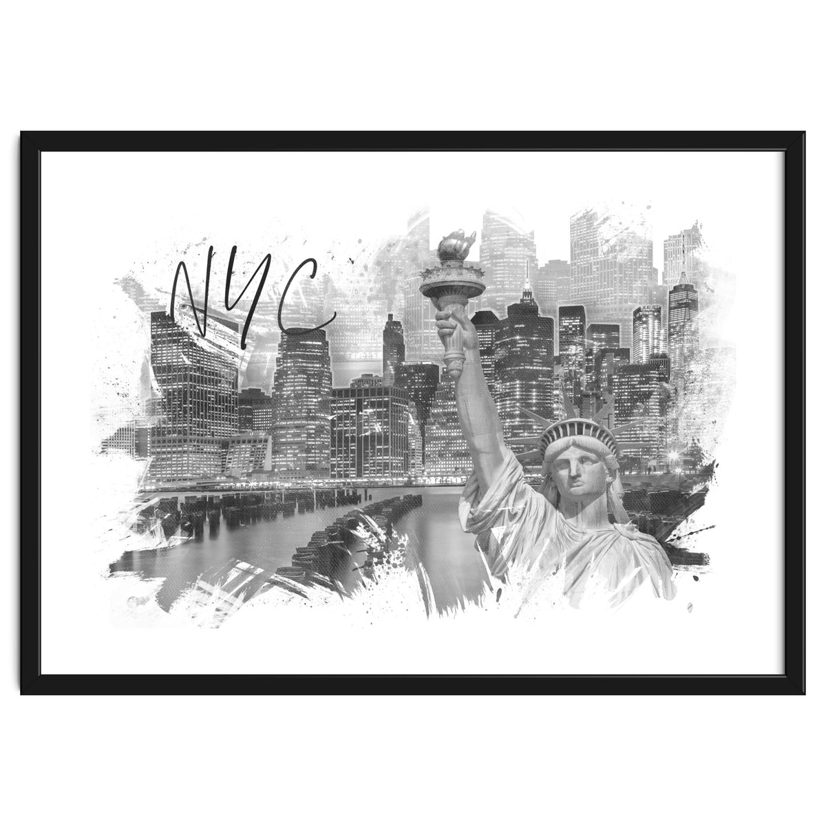 Trendy MANHATTAN Collage