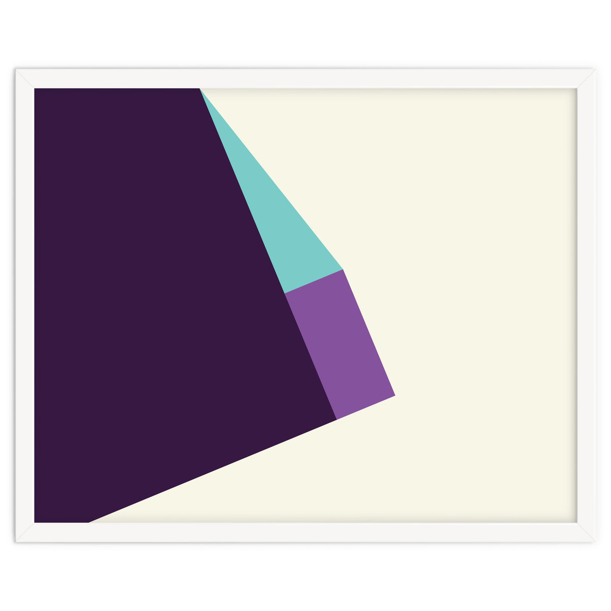 Geometric Shapes No. 42 -  lilac, blue & purple