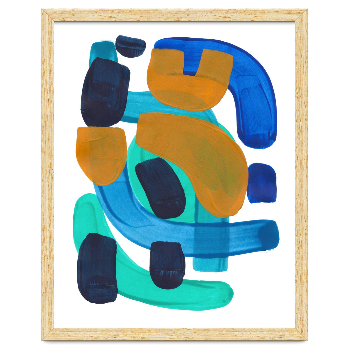 Marine Shapes Yellow Accent