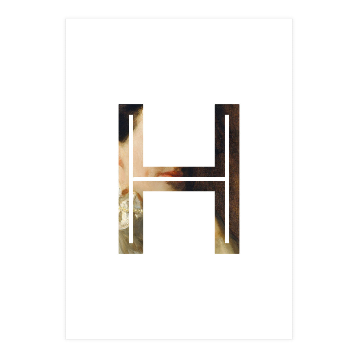 Letter H - (Impress) (Print Only)