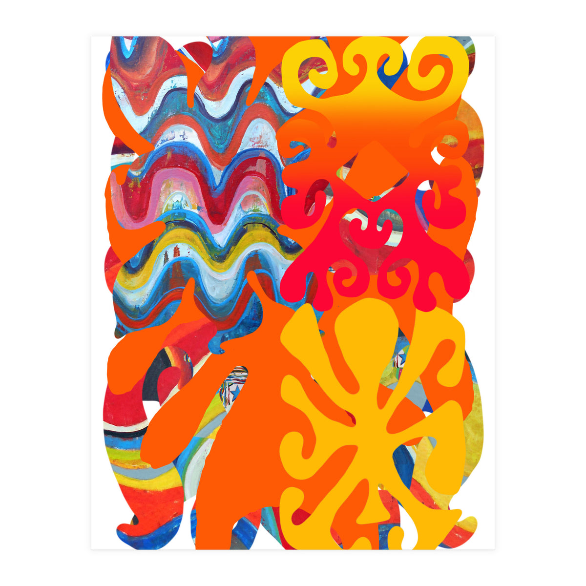 Pop Abstract Asimetrico 7 Copia (Print Only)