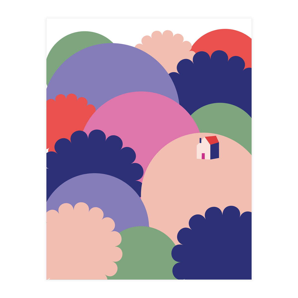 Mediterranean Landscape 3 Rgb  (Print Only)