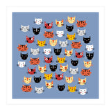 Multiple Cats (Print Only) thumbnail