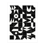 My Favorite Geometric Patterns No.18 - Black (Print Only) thumbnail