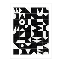 My Favorite Geometric Patterns No.18 - Black (Print Only)