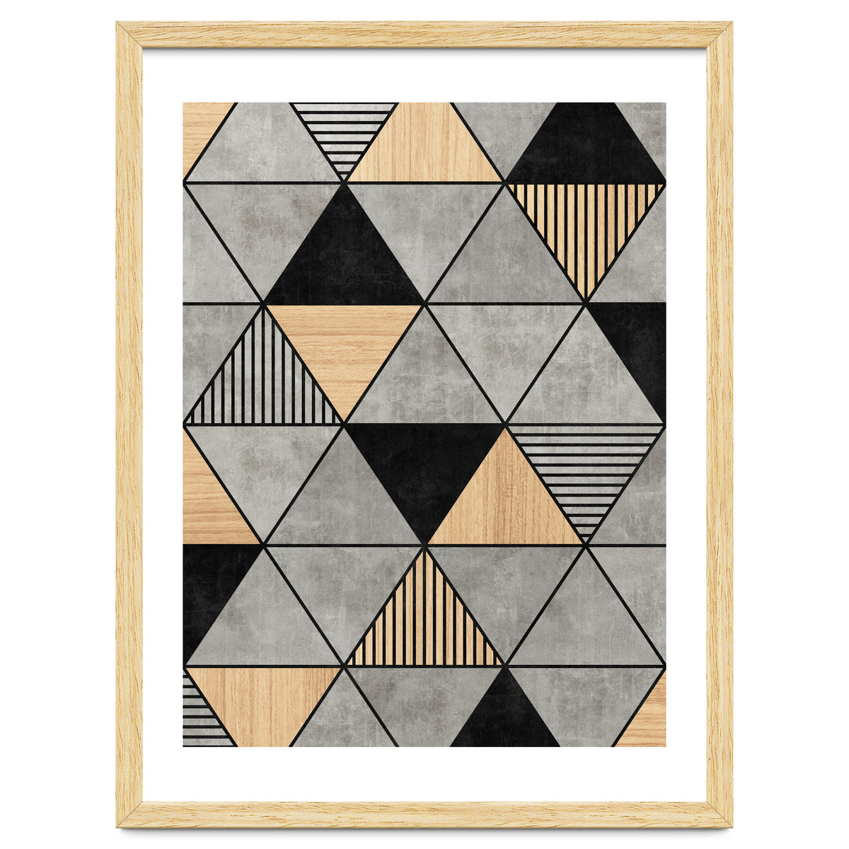 Concrete and Wood Triangles 2