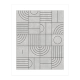 My Favorite Geometric Patterns No.21 - Grey (Print Only) thumbnail