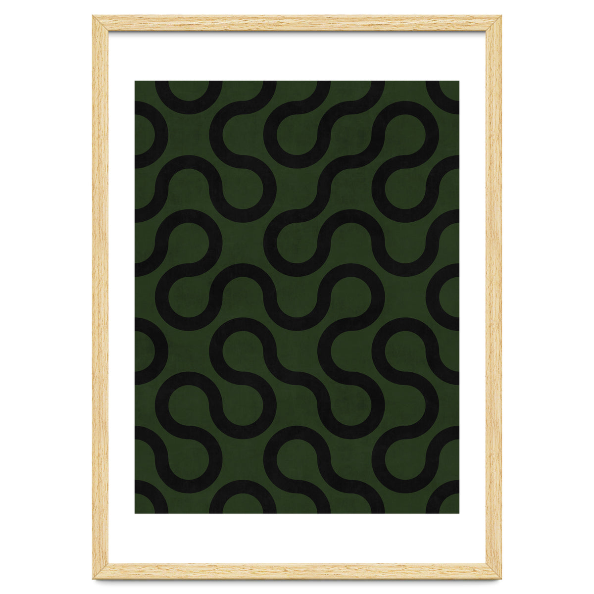 My Favorite Geometric Patterns No.33 - Deep Green