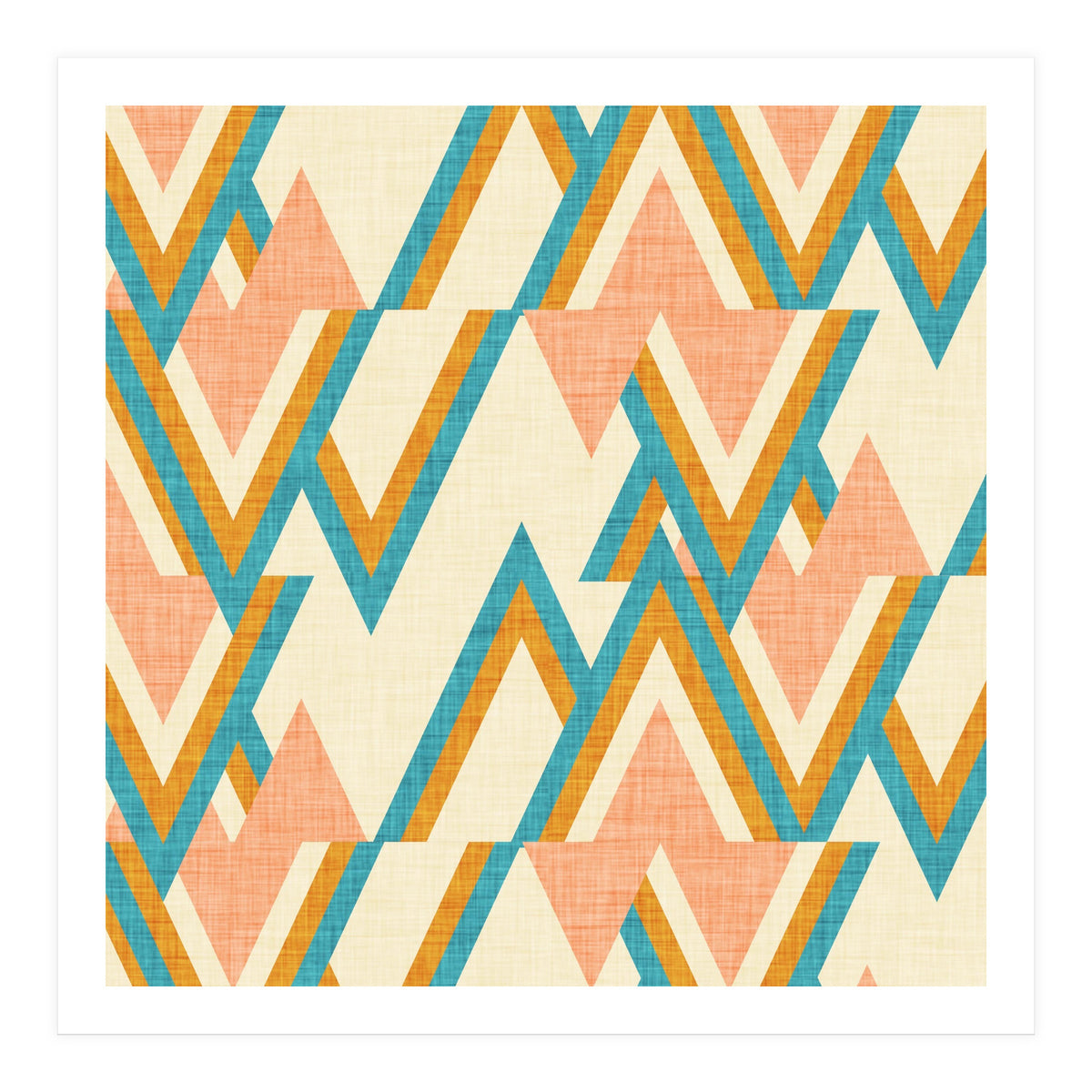 New Mid Mod Woods Pearl  (Print Only)